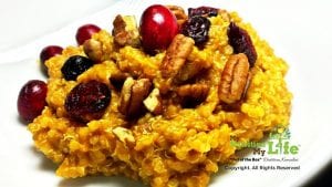 breakfast pumpkin spiced quinoa