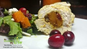 indian spiced butternut stuffed turkey tenderloin